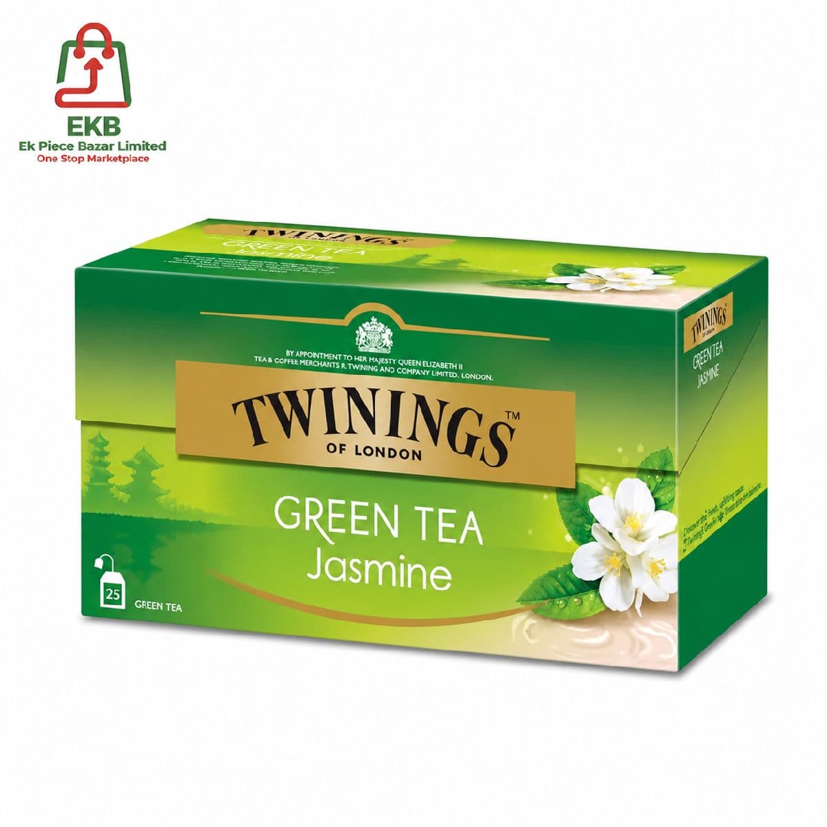 Twinings Green Tea Jasmine 50(±)5gm (25 Tea Bags)