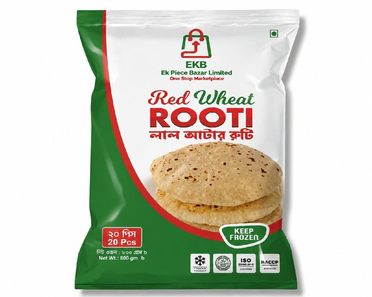 đž EKB Red Wheat Roti â āĻĒā§āϰāĻŋāĻŽāĻŋā§āĻžāĻŽ āĻŽāĻžāύā§āϰ āϞāĻžāϞ āĻāĻāĻžāϰ āϰā§āĻāĻŋ đž