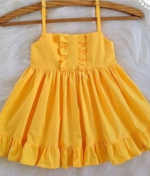 Baby Girl Ruffle Panel Flare Frock (৮–১০ বছর)