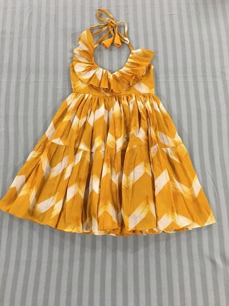Floral Customized Baby Frock (All colour available ) baby age: 0-1